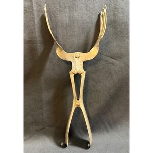 Vintage 60s Popeil Handy Things Mechanical Serving Tongs Metal Kitchen Tool USA